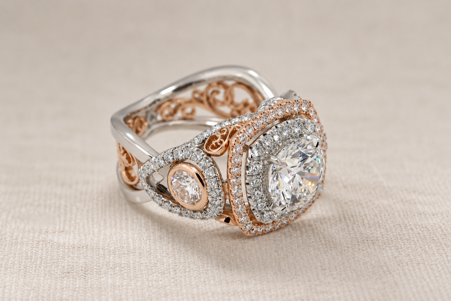 Custom diamond jewelry