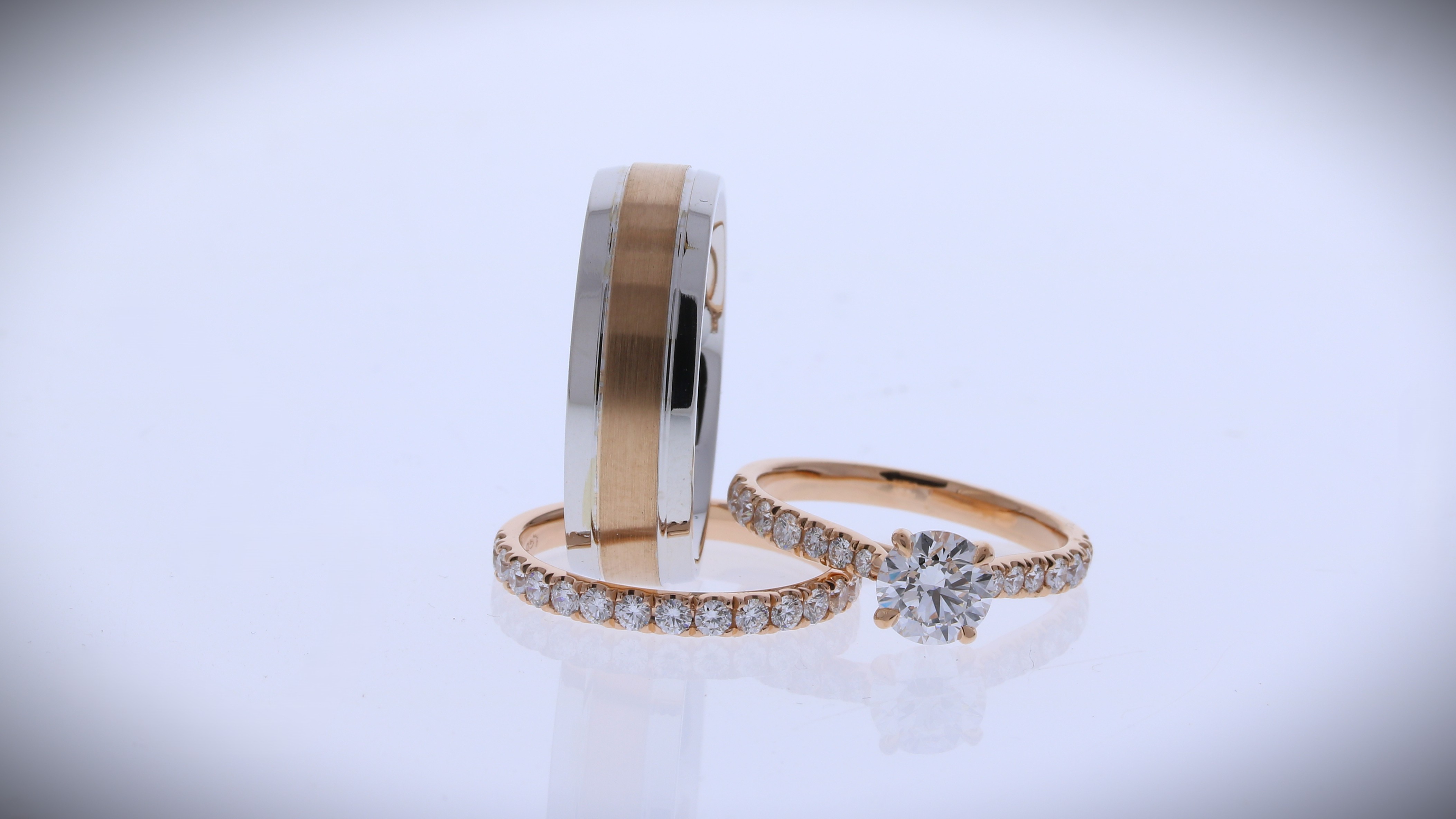 Fine engagement and wedding rings
